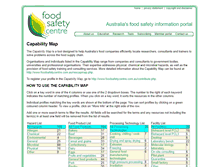 Tablet Screenshot of cm.foodsafetycentre.com.au